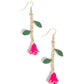 Rose Reality - Pink Earrings