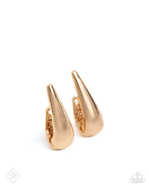 Positive Change - Gold Hoop Earrings