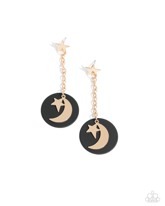 Celestial Change - Gold Earrings