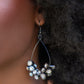 Courageous Chandelier - Black Earrings