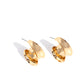 Curly Cadence - Gold Earrings