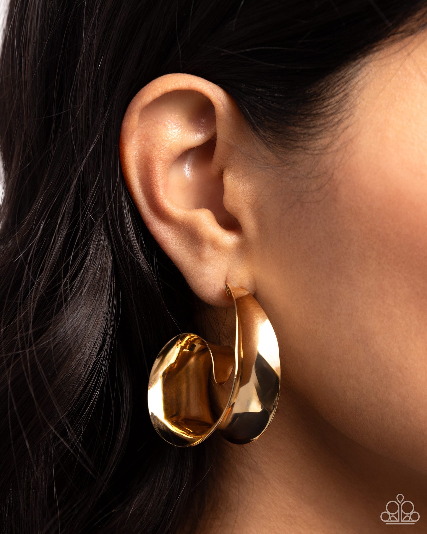 Curly Cadence - Gold Earrings