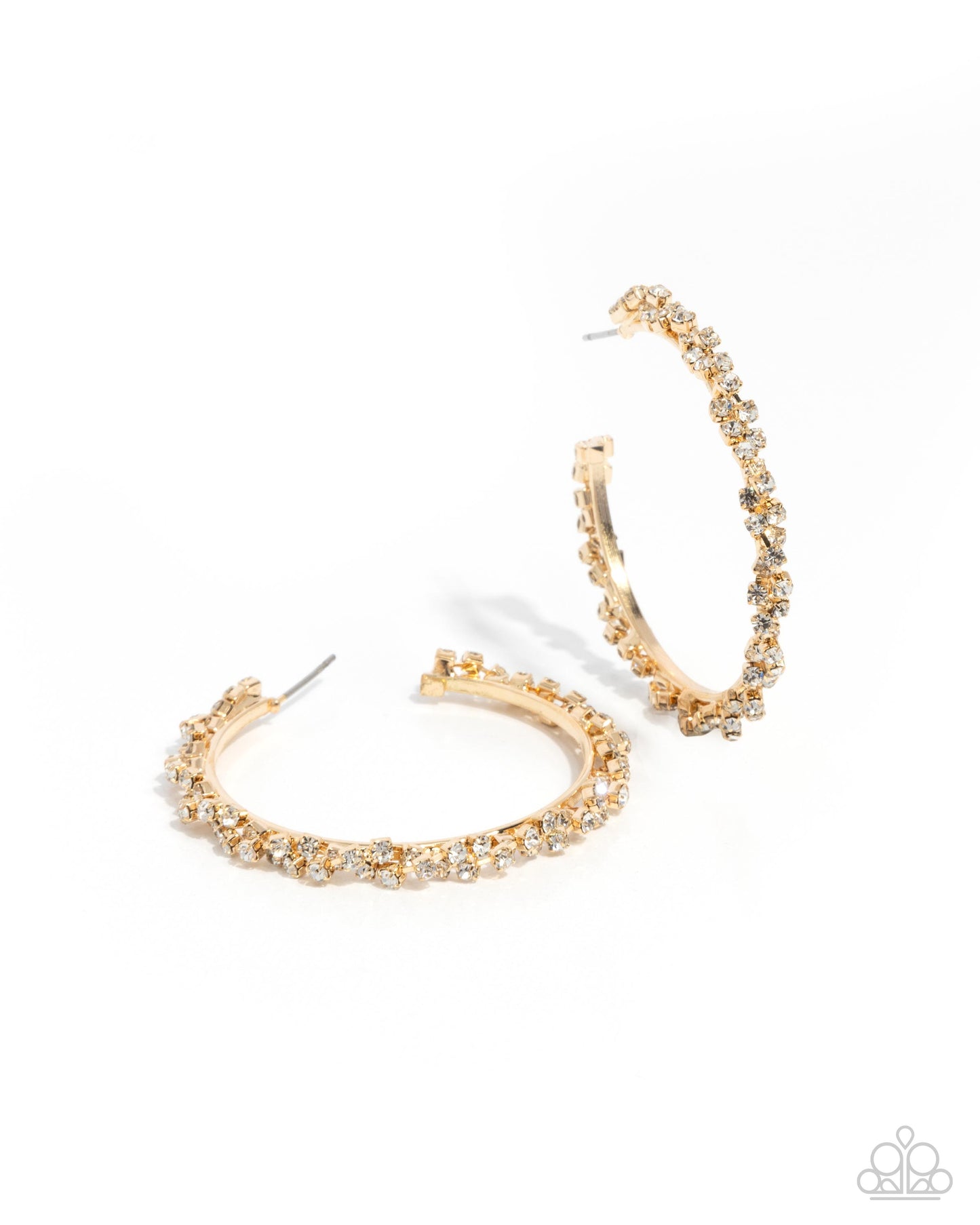 Divine Decoding - Gold Hoop Earrings