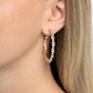 Divine Decoding - Gold Hoop Earrings