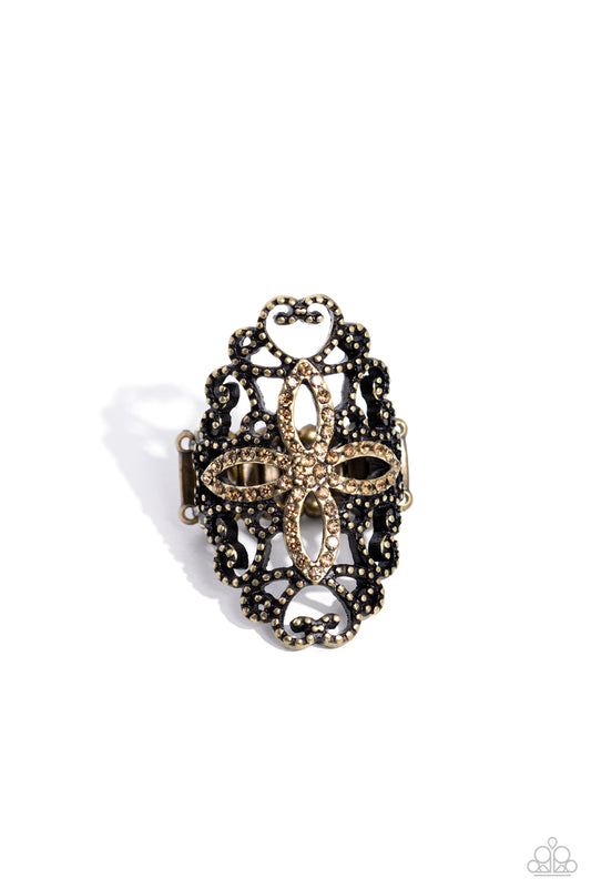 Fabulous Filigree Brass Ring