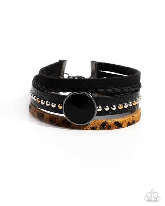 Fair LEATHER - Black Bracelet