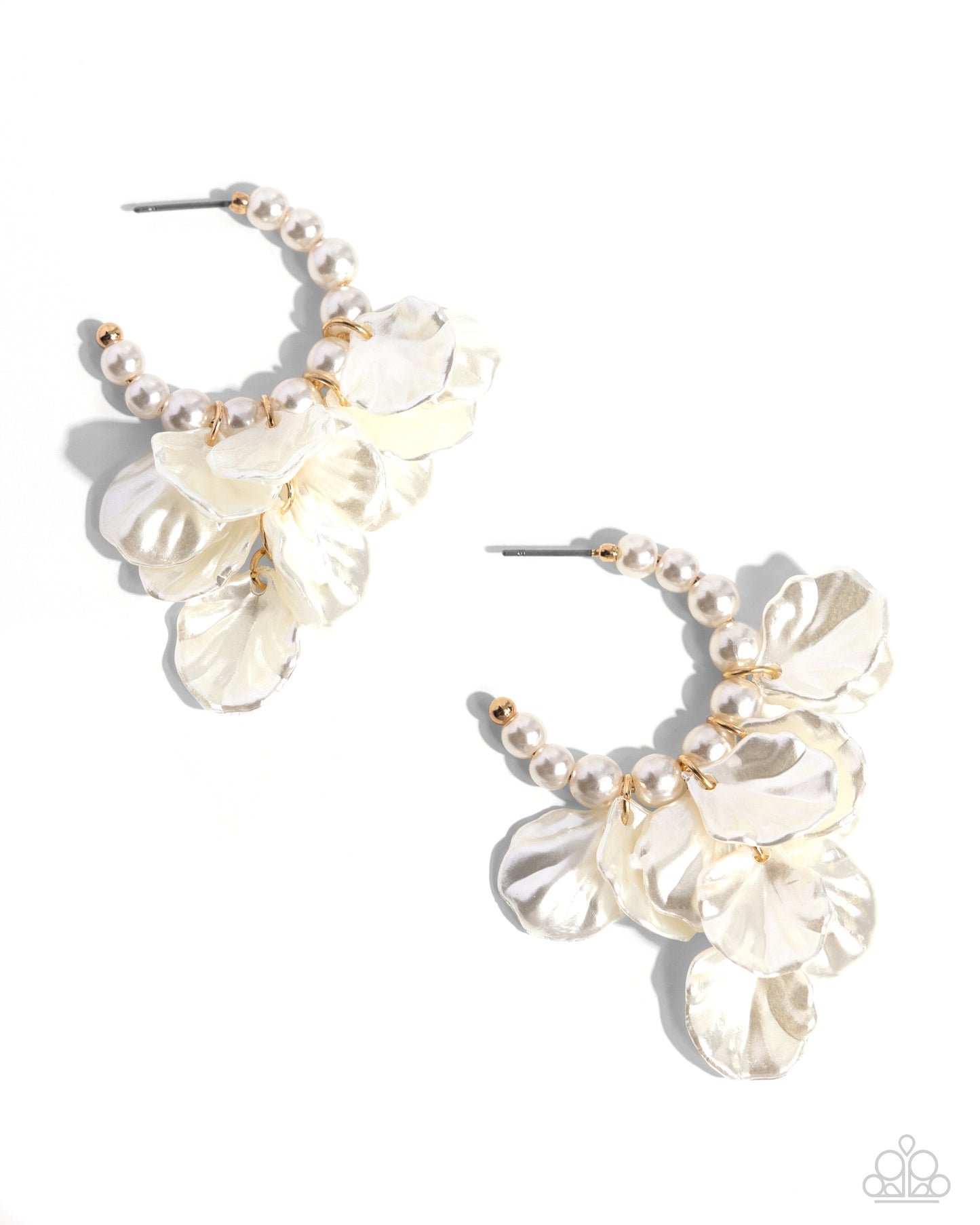 Frilly Feature - Gold Earrings