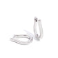 Generous Grace Silver Hoop Earrings