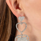 Couples Celebration - White Earrings