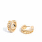 Lethal Layers - Gold Hoop Earrings