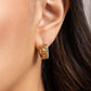 Lethal Layers - Gold Hoop Earrings