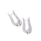 Malibu On My Mind - Silver Hoop Earrings