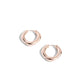 Monochromatic Makeover - Rose Gold Hoops