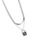 Padlock Possession - Silver Necklace