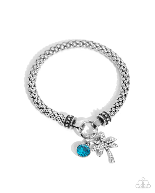 Palm Beach Bling - Blue Bracelet