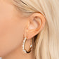 Ritzy Reputation - Gold Hoop Earrings