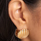 Seashell Surprise - Gold Earrings