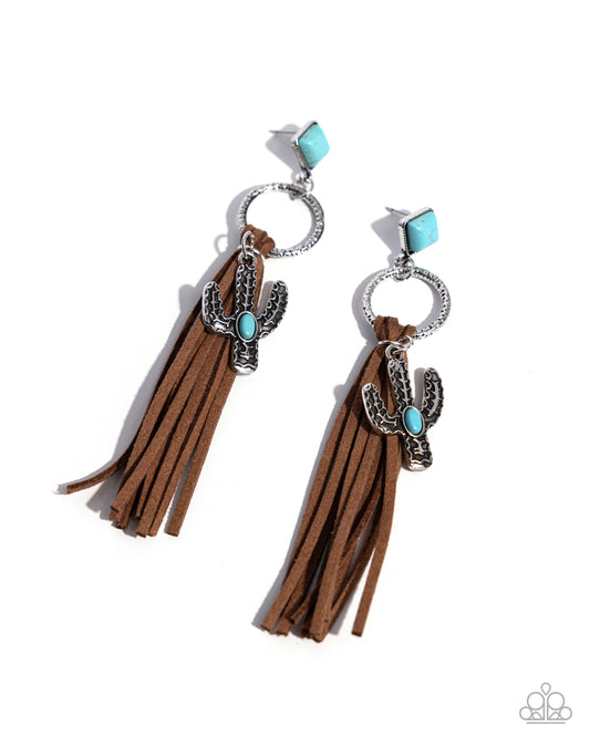 Southwestern Season - Brown Earrings