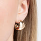 Suddenly Shiny - Gold Hoop Earring