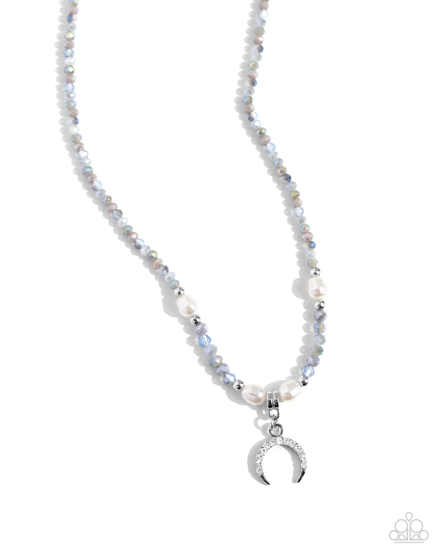 Trendy Trenchant - Silver Necklace