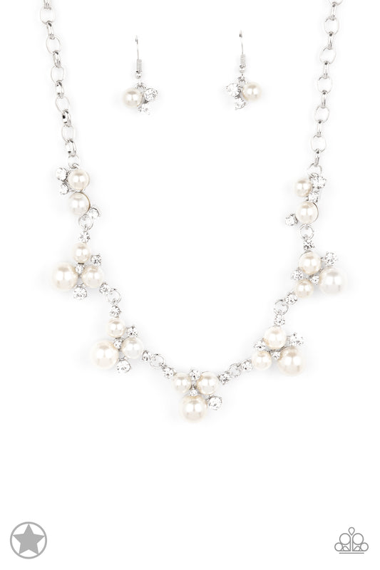 Toast To Perfection White Necklace