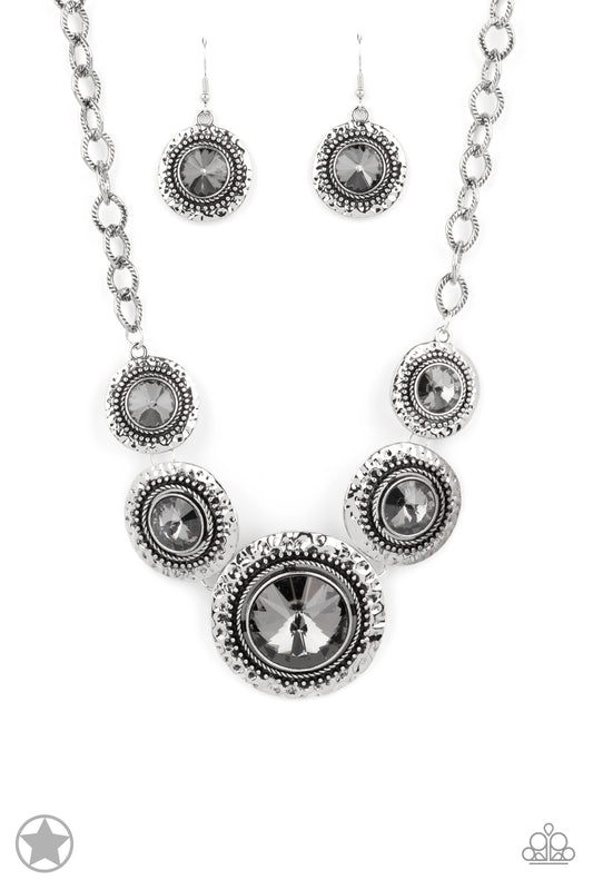 Global Glamour Silver Blockbuster Necklace