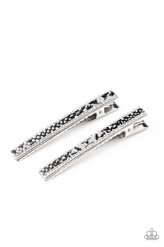 Rhinestone Jungle Silver Hair Clip