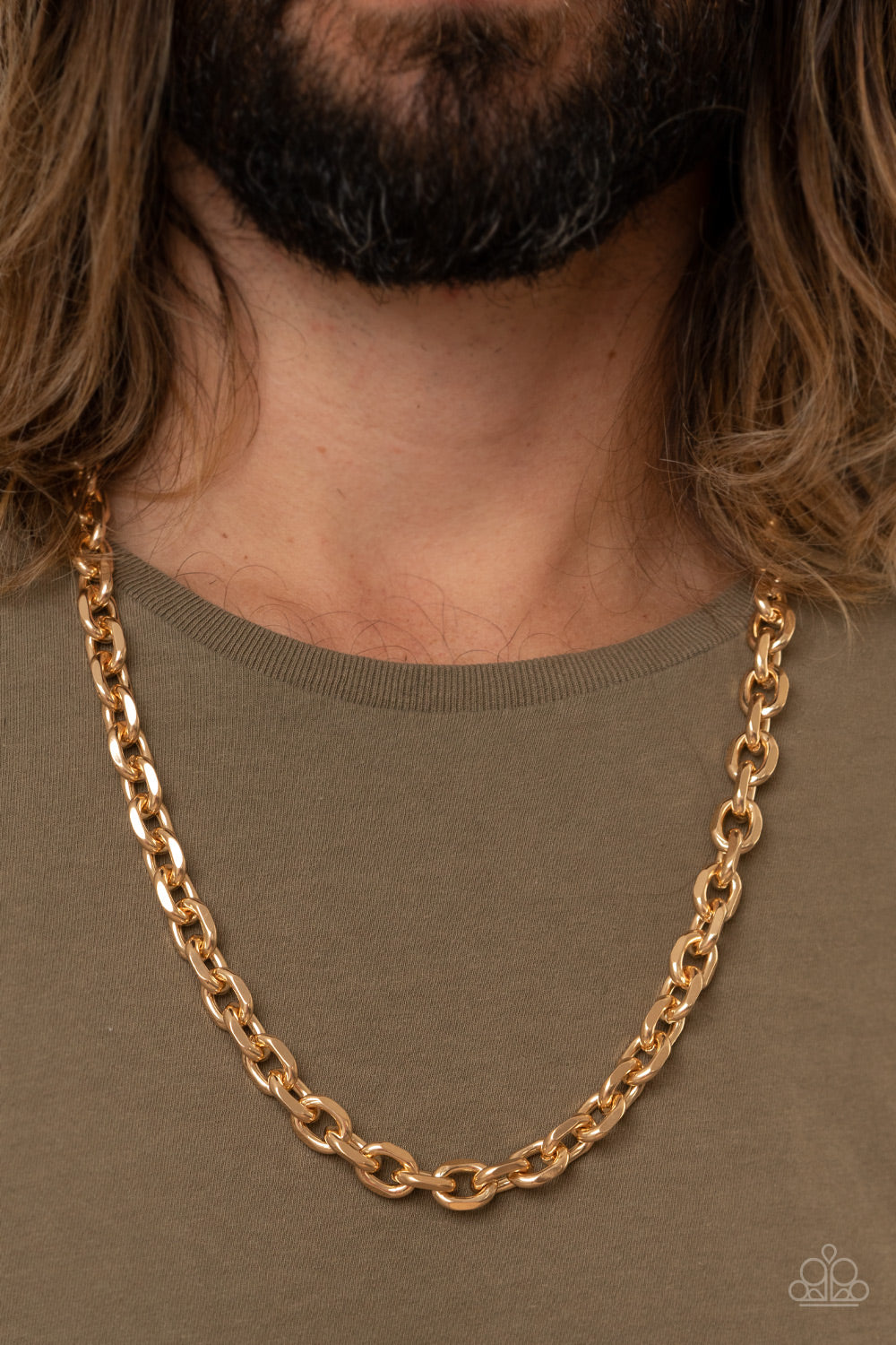 Steel Trap Gold Urban Necklace