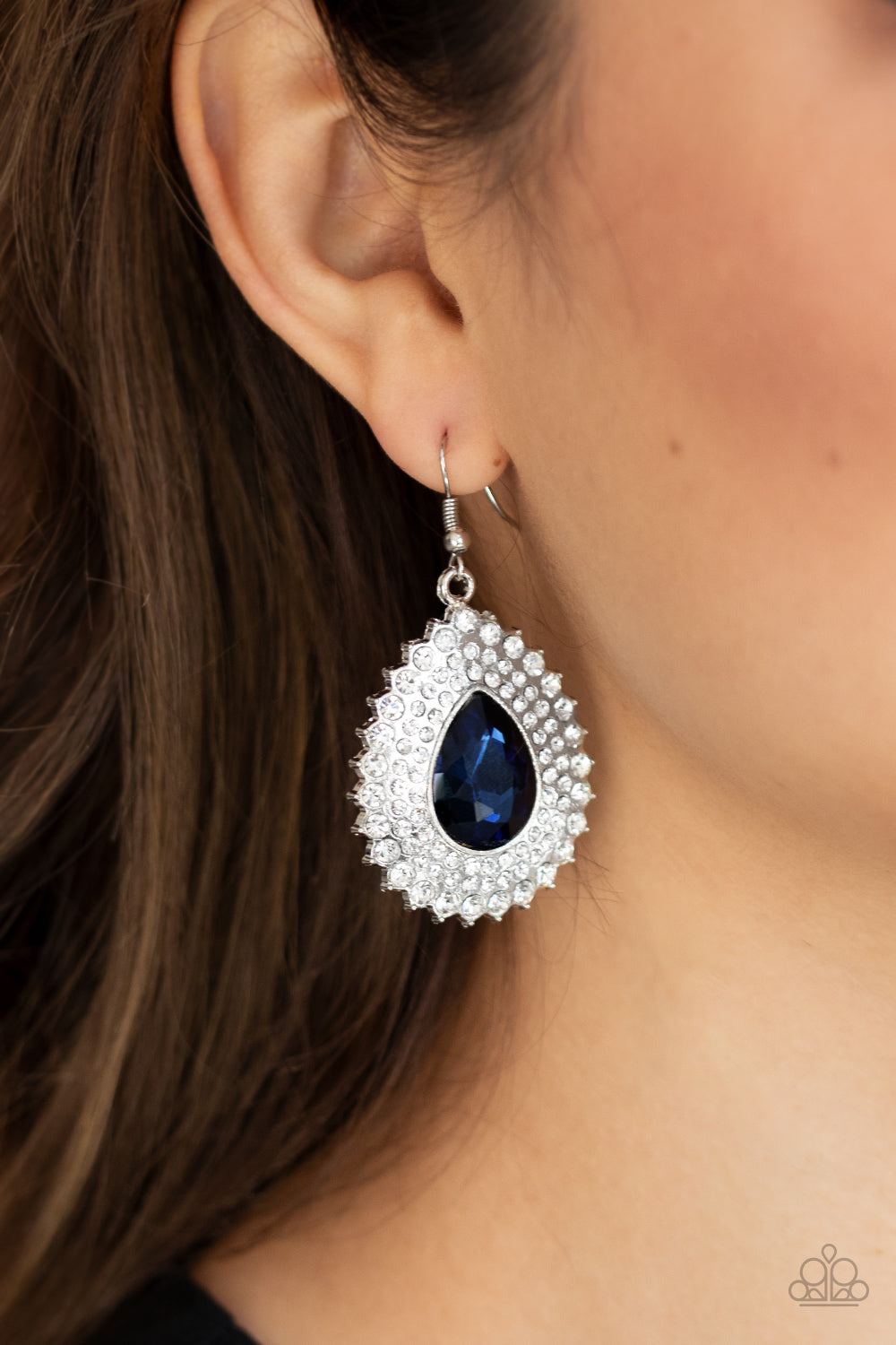 Exquisitely Explosive Blue Earring