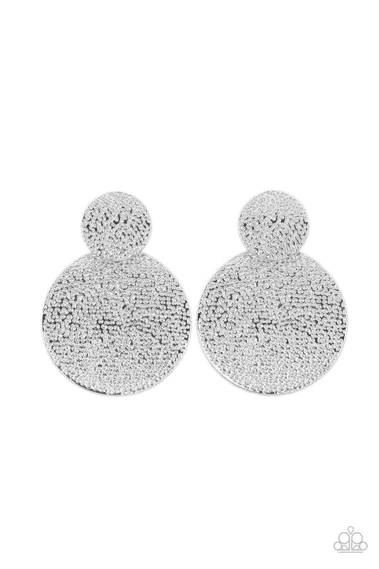 Refined Relic Silver Earrings Paparazzi