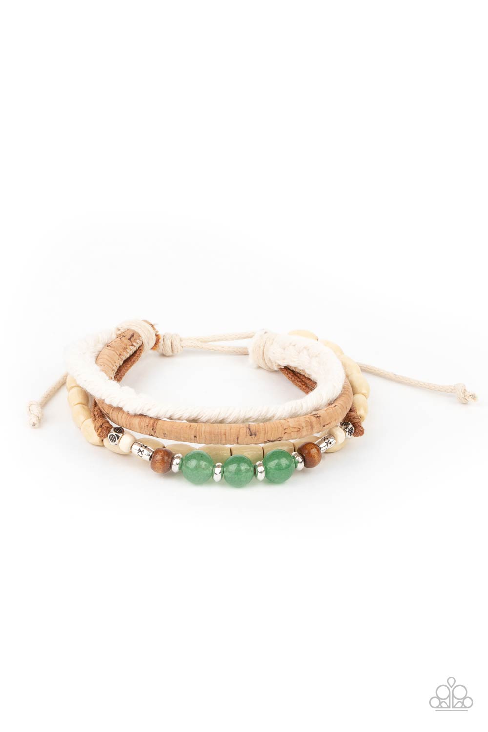 Natural-Born Navigator Green Bracelet