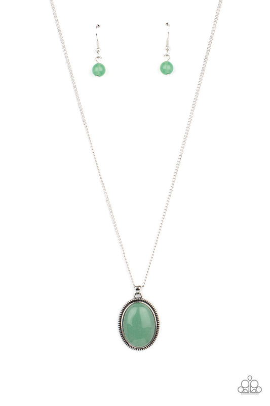 Tranquil Talisman Green Necklace