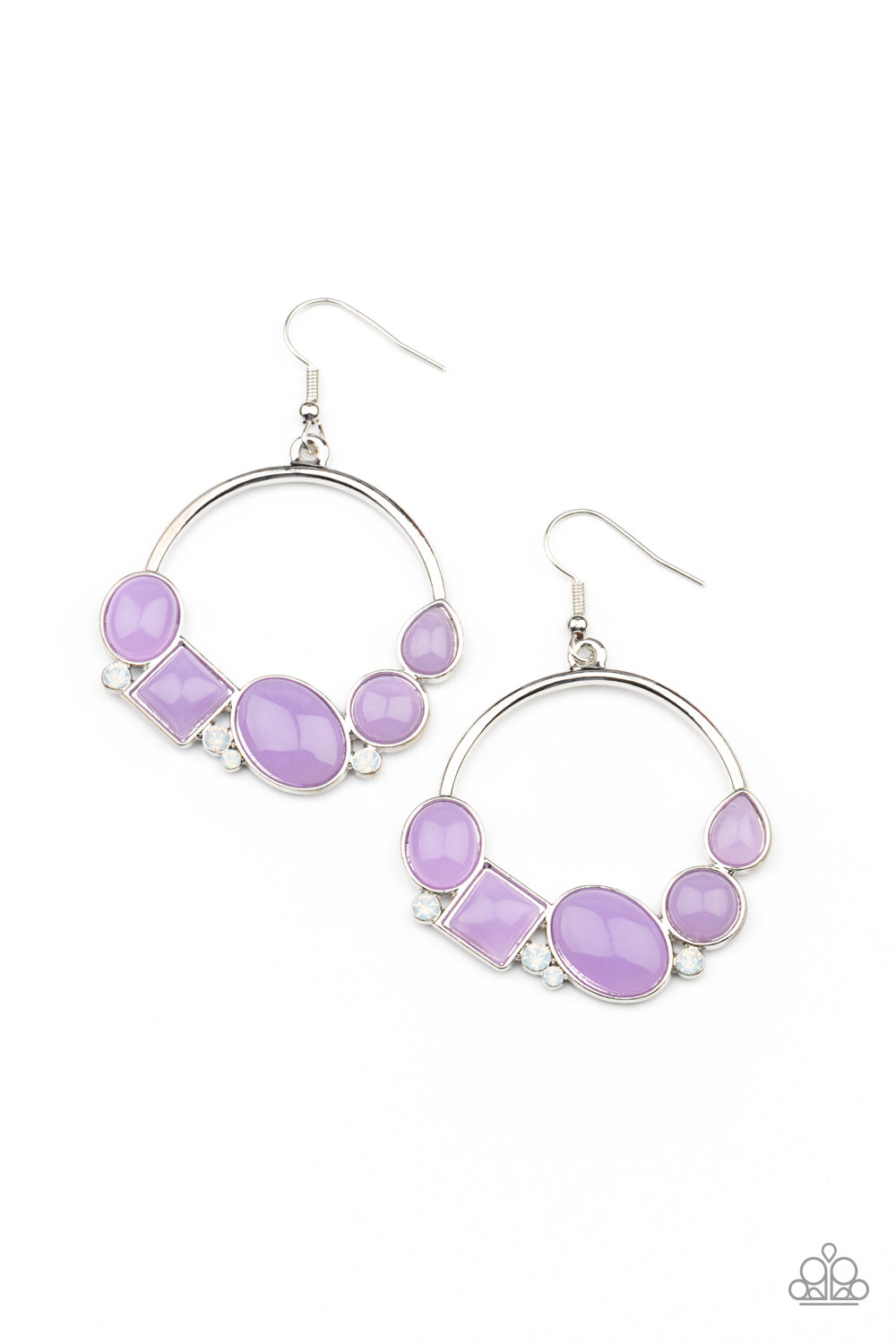 Beautifully Bubblicious Purple Earring