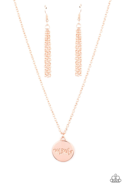 Paparazzi The Cool Mom Rose Gold Necklace