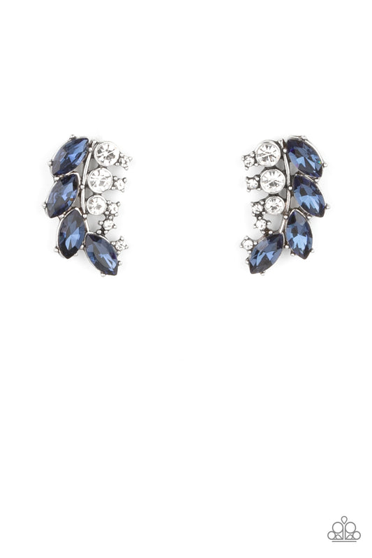 Flawless Fronds Blue Post Earrings