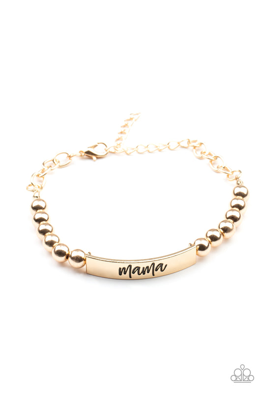 Mom Squad Gold Bracelet