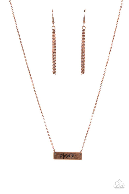 Paparazzi Blessed Mama Copper Necklace