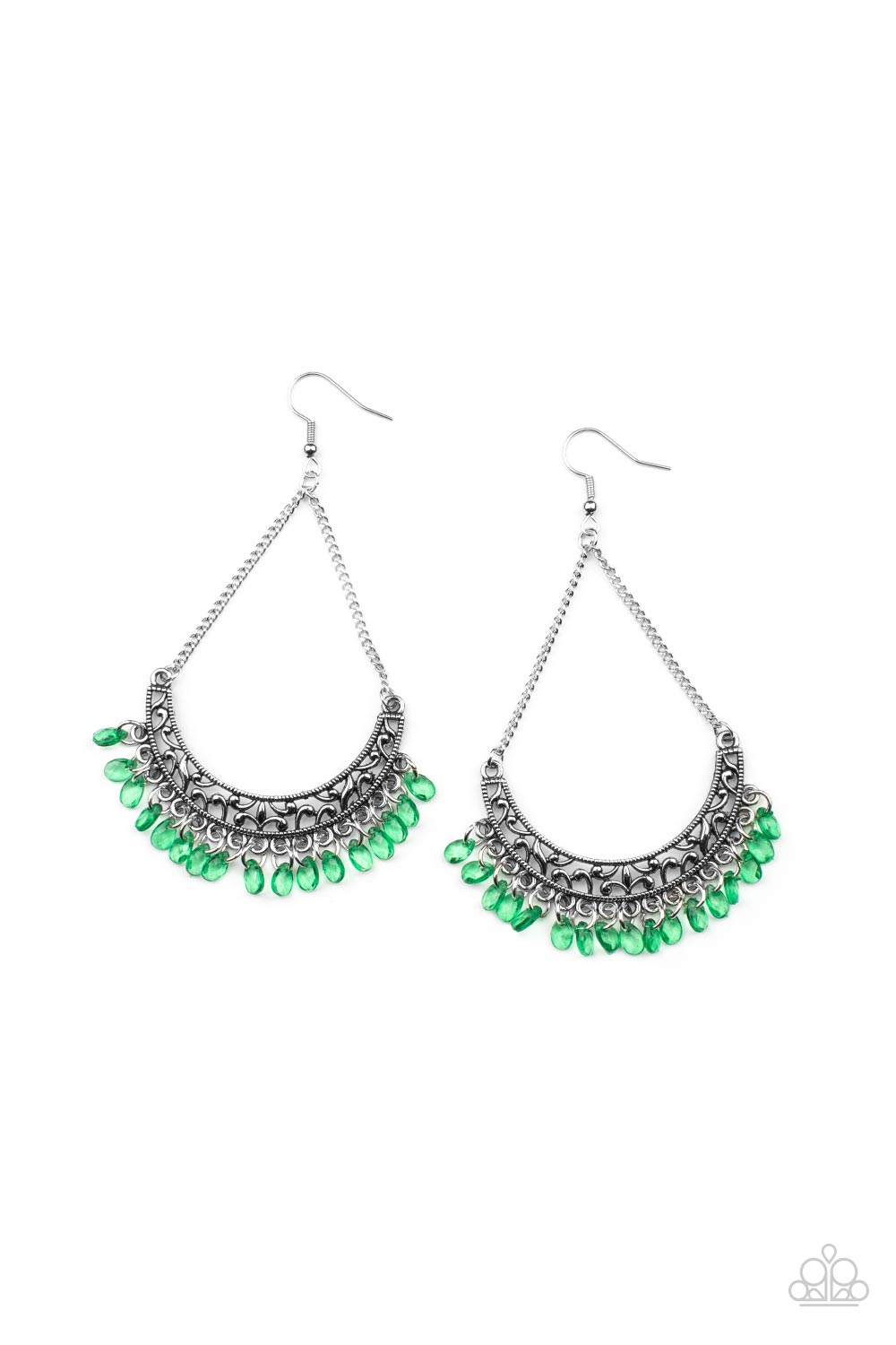 Orchard Odyssey Green Earrings