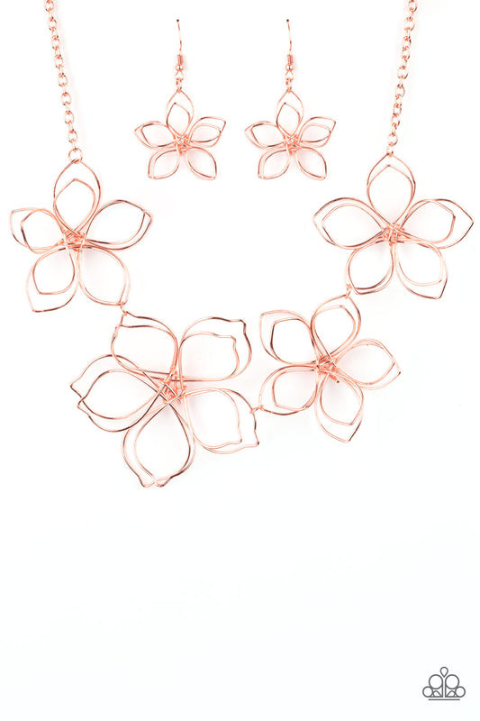 Flower Garden Fashionista Copper Necklace