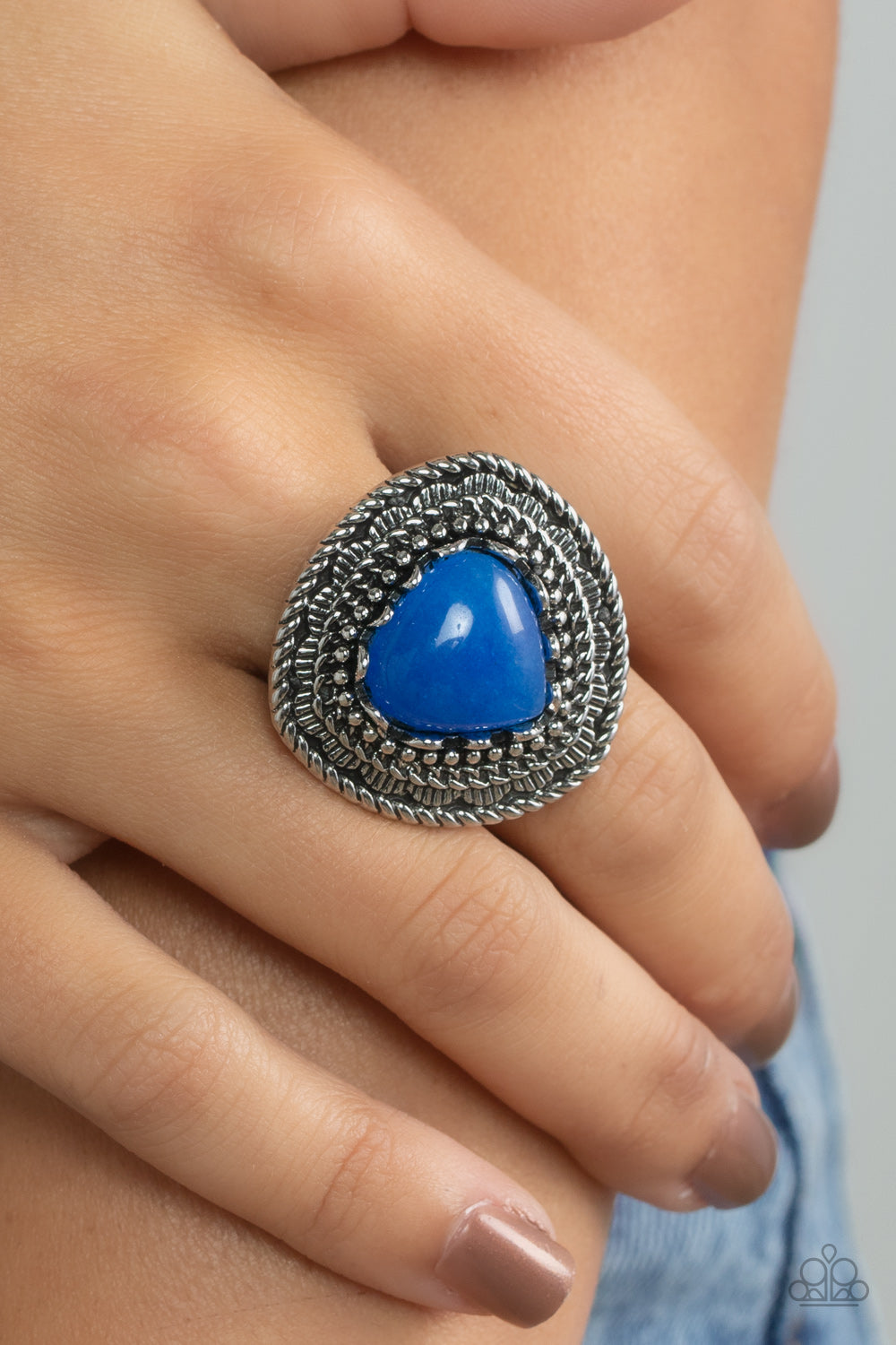 Genuinely Gemstone Blue Ring