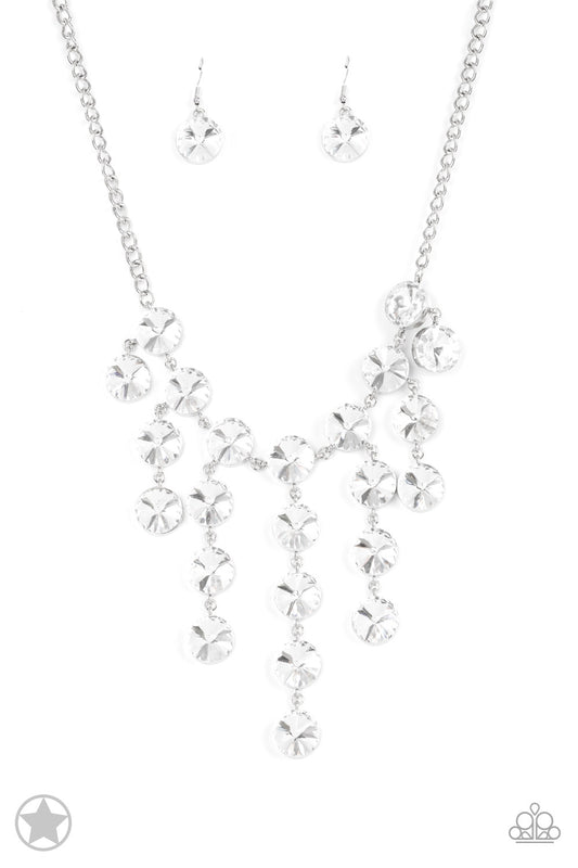 Spotlight Stunner White Blockbuster Necklace