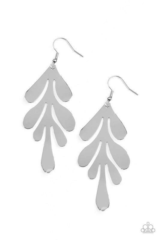 Paparazzi A FROND Farewell - Silver Earring