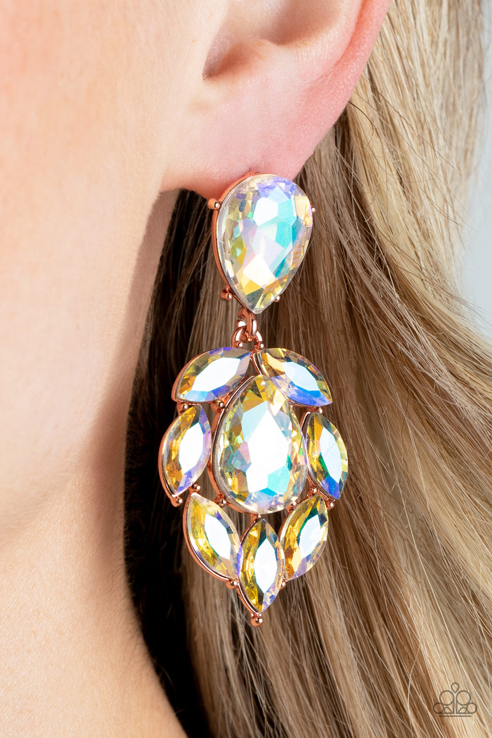 Galactic Go-Getter Copper Earring