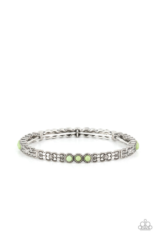 Living In The PASTURE Green Bracelet