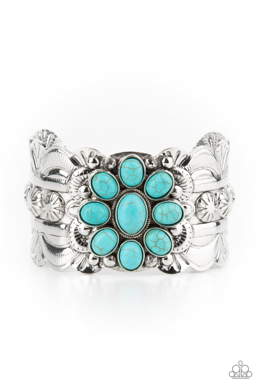 Paparazzi Southern Eden Blue Bracelet