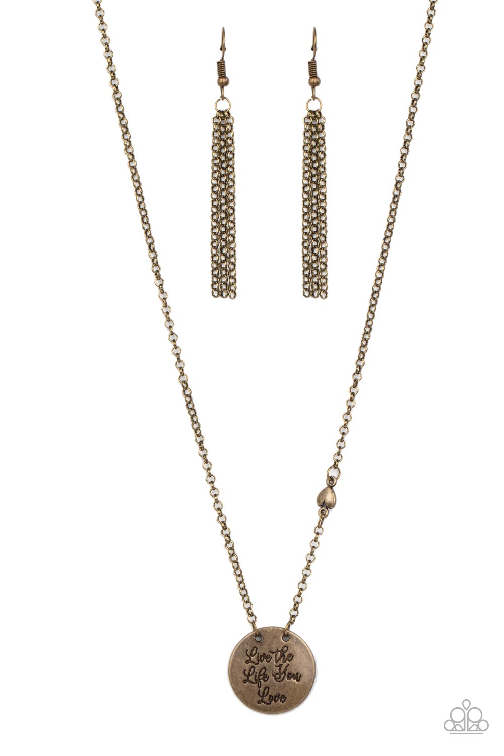 Paparazzi Live The Life You Love - Brass Necklace