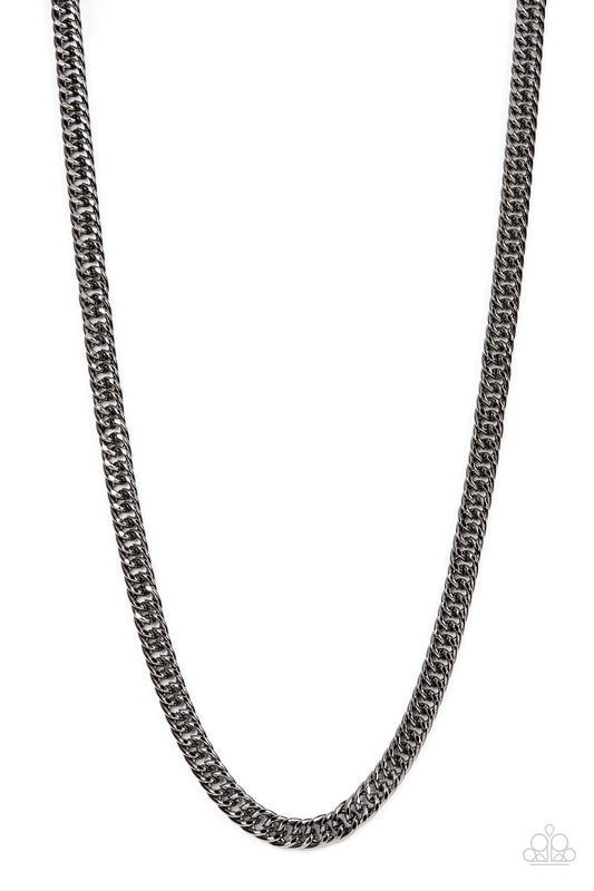 Standing Room Only Black Urban Necklace