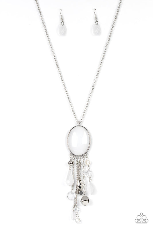 Whimsical Wishes White Necklace