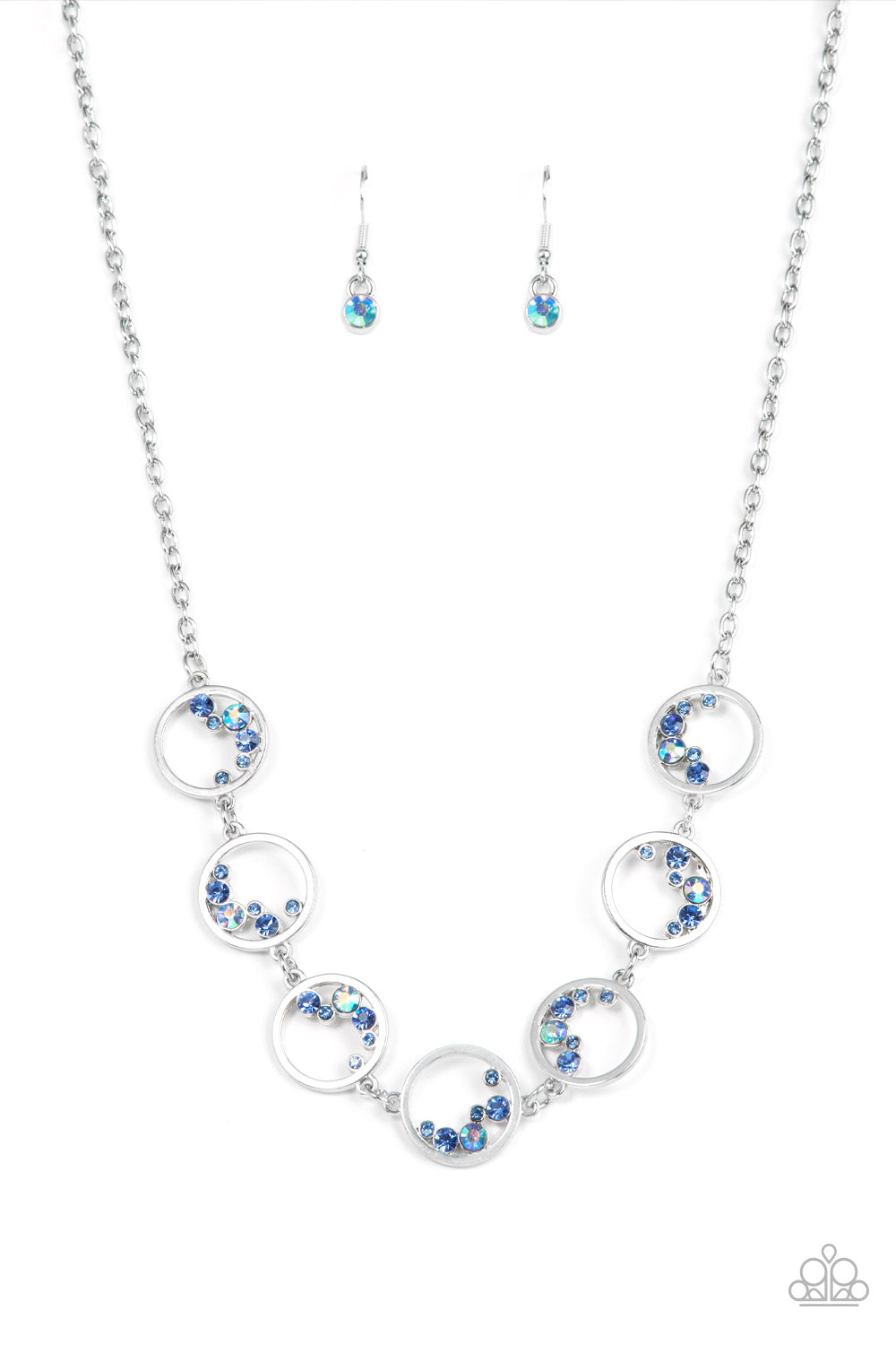 Blissfully Bubbly Blue Necklace