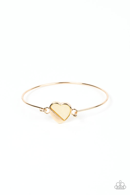 Paparazzi Hidden Intentions Gold Bracelet